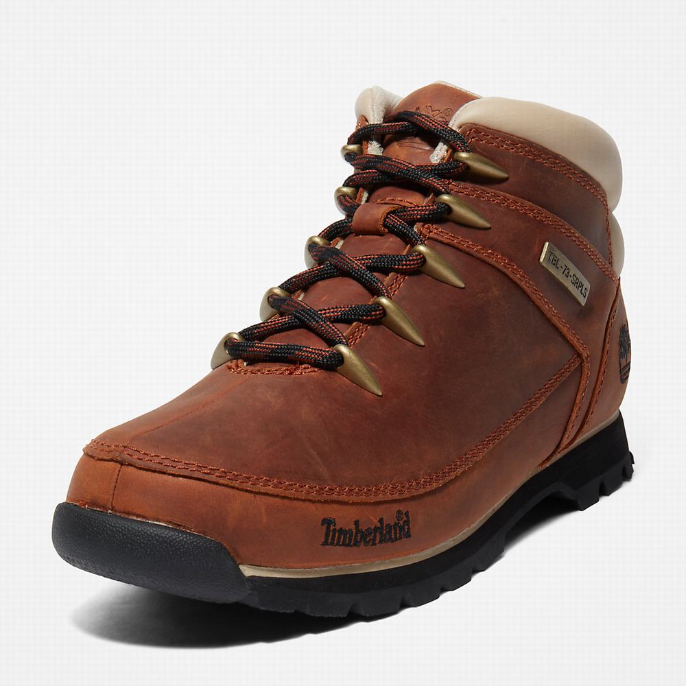 Turisticka Obuv Timberland Euro Sprint Hiker Panske Hnede Biele | SJ3750814