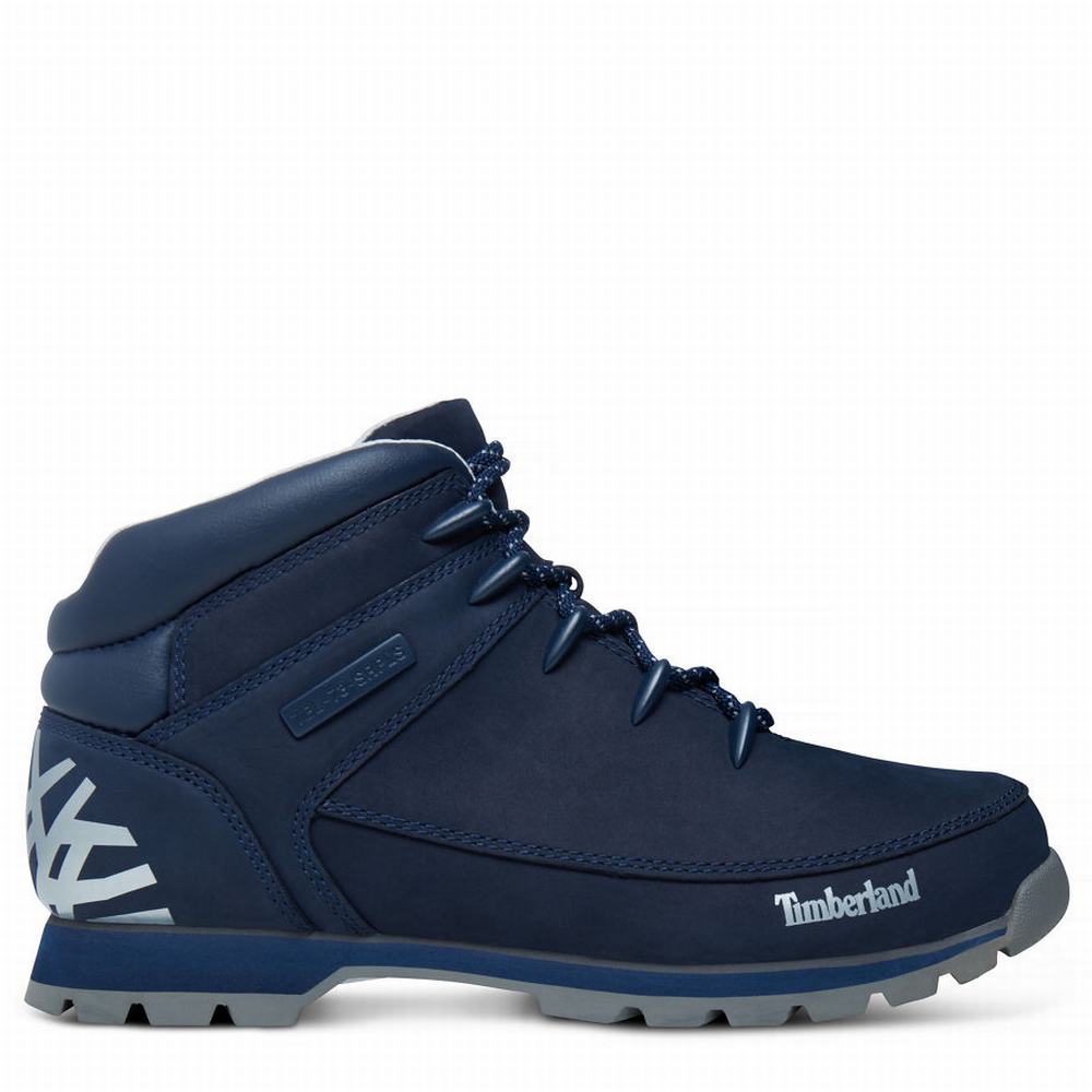 Turisticka Obuv Timberland Euro Sprint Hiker Mid Panske Námornícka Modrá | WB4367189