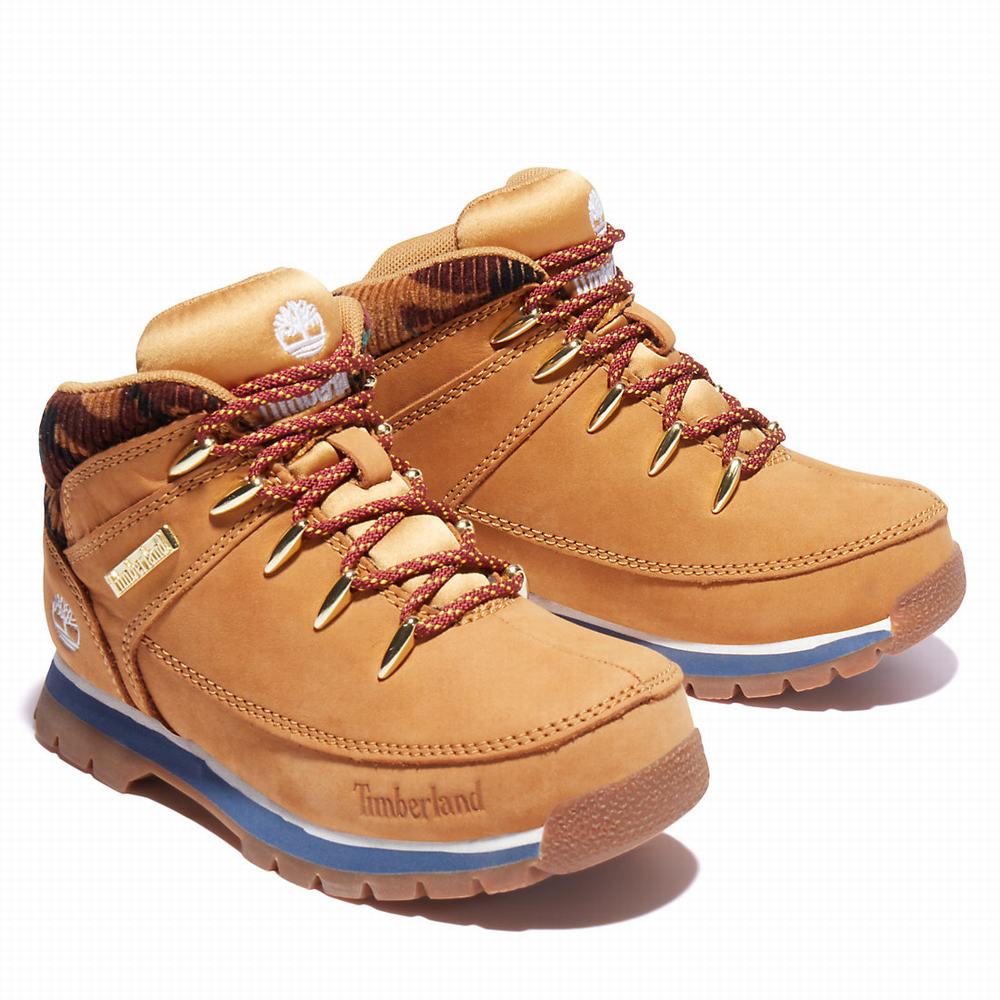 Turisticka Obuv Timberland Euro Sprint Mid Hiker Detske Žlté | UM7815329