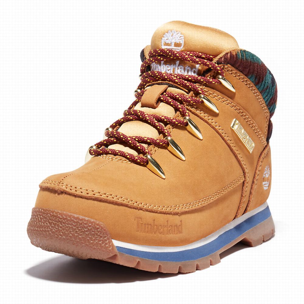 Turisticka Obuv Timberland Euro Sprint Mid Hiker Detske Žlté | UM7815329