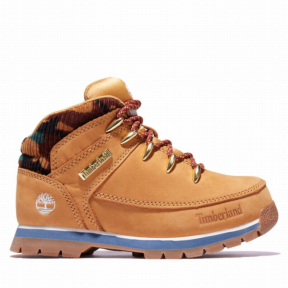 Turisticka Obuv Timberland Euro Sprint Mid Hiker Detske Žlté | UM7815329