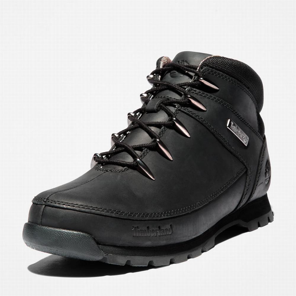 Turisticka Obuv Timberland Euro Sprint Mid Hiker Panske Čierne | WV8735240