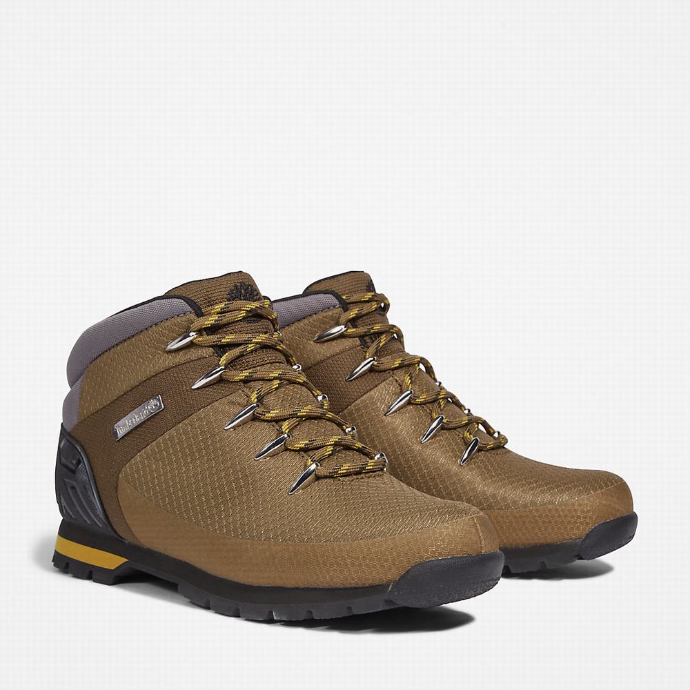 Turisticka Obuv Timberland Euro Sprint Waterproof Panske Zelene | QV5934120