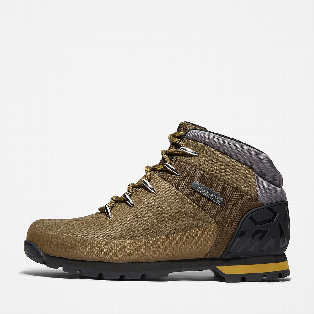 Turisticka Obuv Timberland Euro Sprint Waterproof Panske Zelene | QV5934120