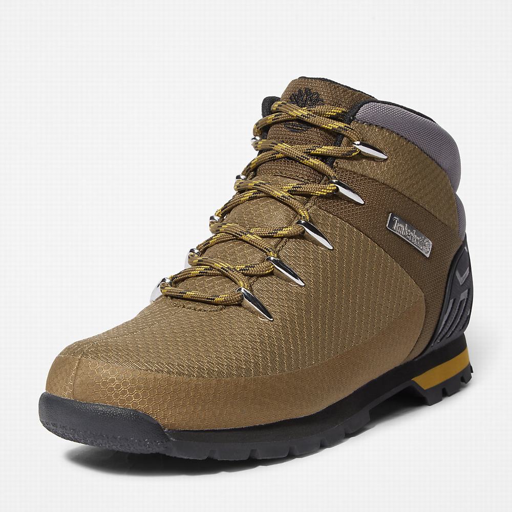 Turisticka Obuv Timberland Euro Sprint Waterproof Panske Zelene | QV5934120