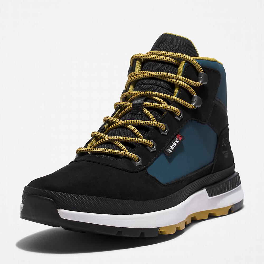 Turisticka Obuv Timberland Field Trekker Mid Hiker Panske Čierne Modre | QY2465380