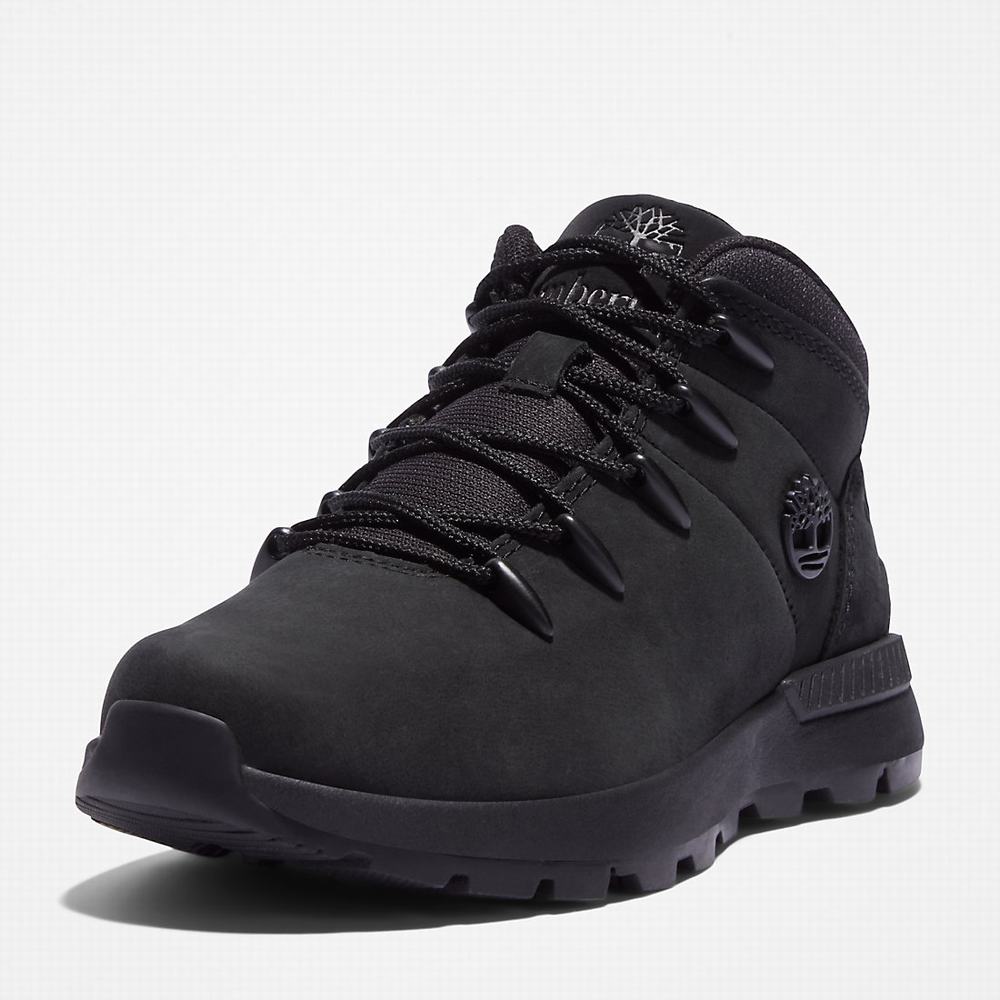 Turisticka Obuv Timberland Sprint Trekker Mid Detske Čierne | SF6031872