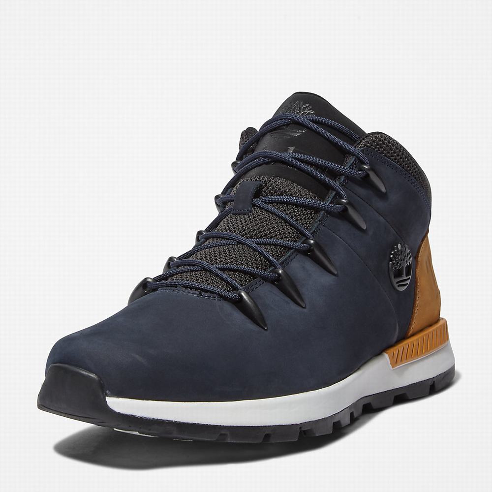 Turisticka Obuv Timberland Sprint Trekker Mid Panske Námornícka Modrá | ZM9318276