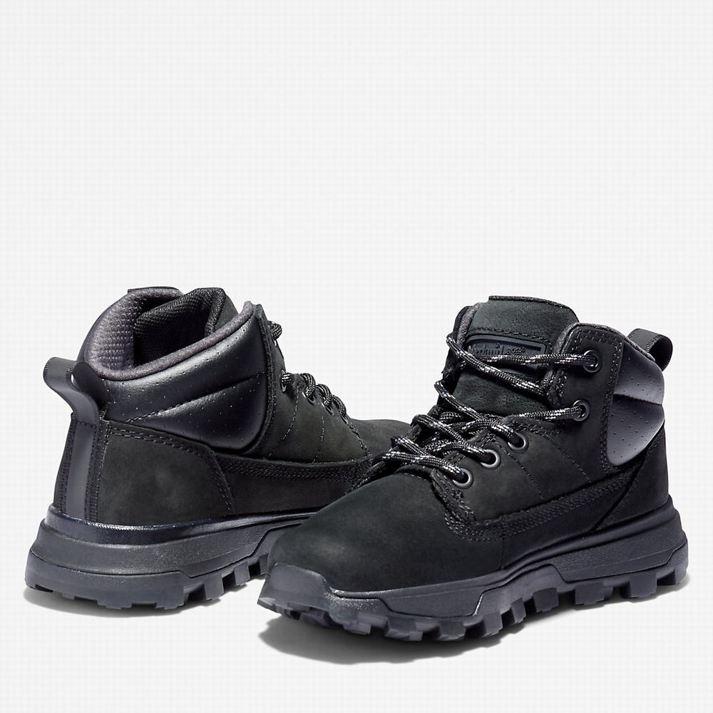 Turisticka Obuv Timberland Treeline Mid Hiker Detske Čierne | PR3849175