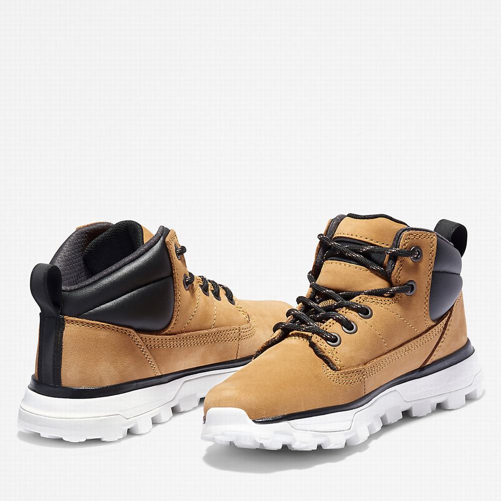 Turisticka Obuv Timberland Treeline Mid Hiker Detske Žlté | QU2590738