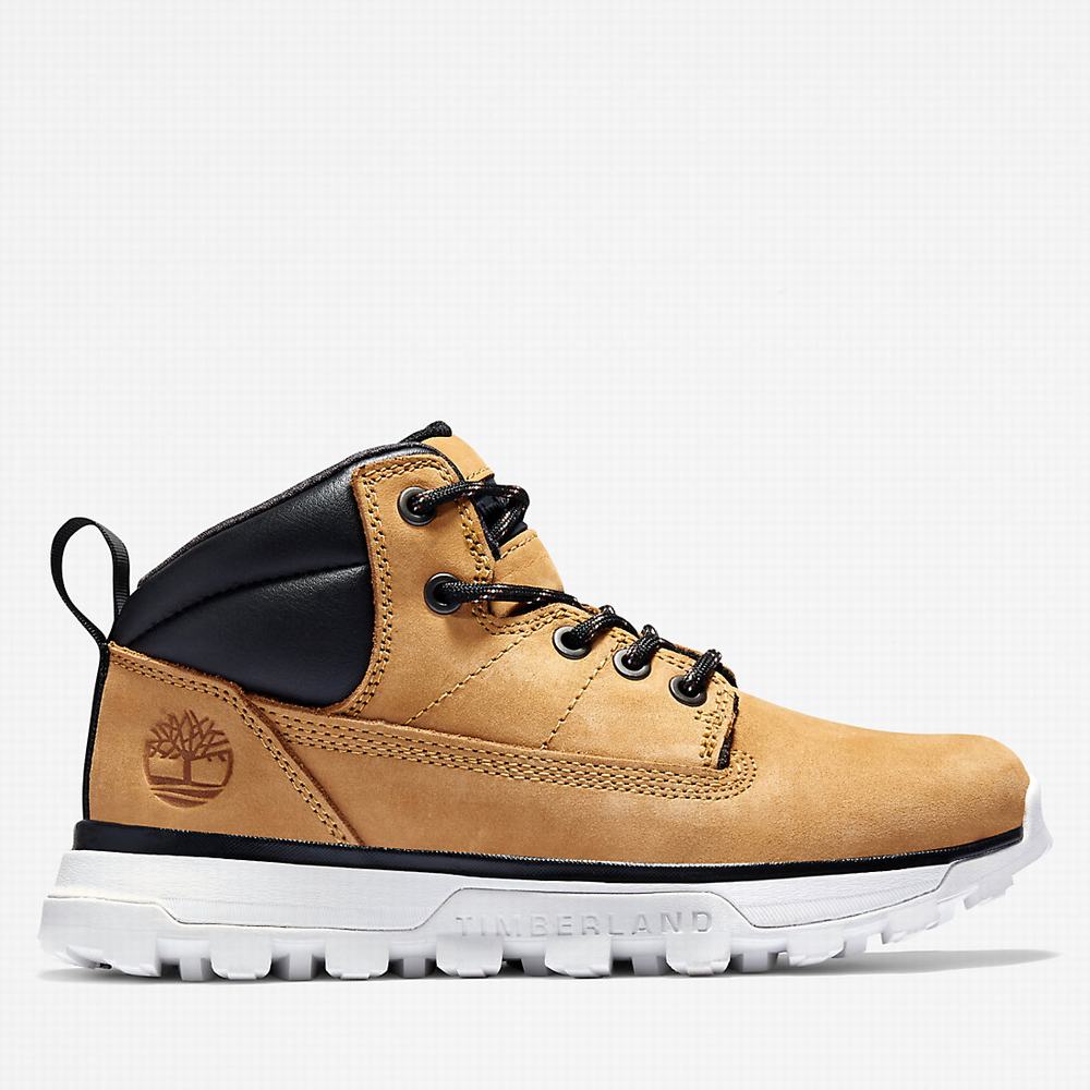 Turisticka Obuv Timberland Treeline Mid Hiker Detske Žlté | QU2590738