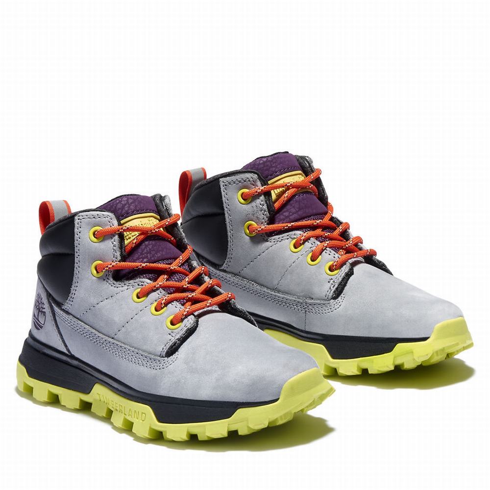 Turisticka Obuv Timberland Treeline Mid Hiker Detske Siva | TB4682759