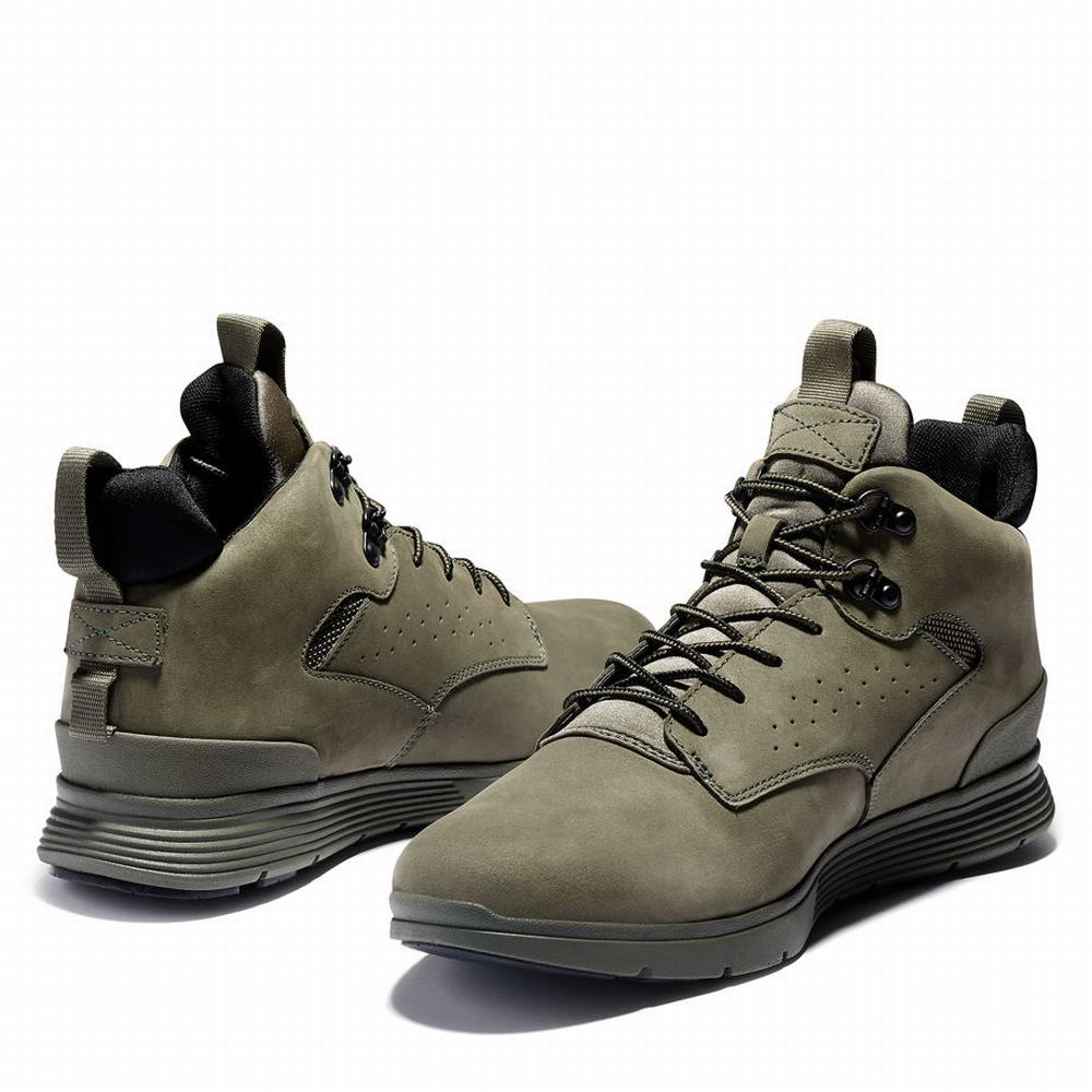 Turisticke Topanky Timberland Killington Mid Hiker Panske Zelene | WB6082517