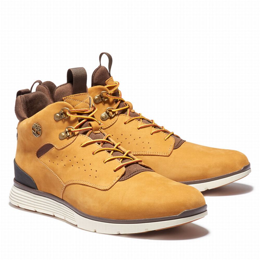 Turisticke Topanky Timberland Killington Mid Hiker Panske Žlté | XU3098425