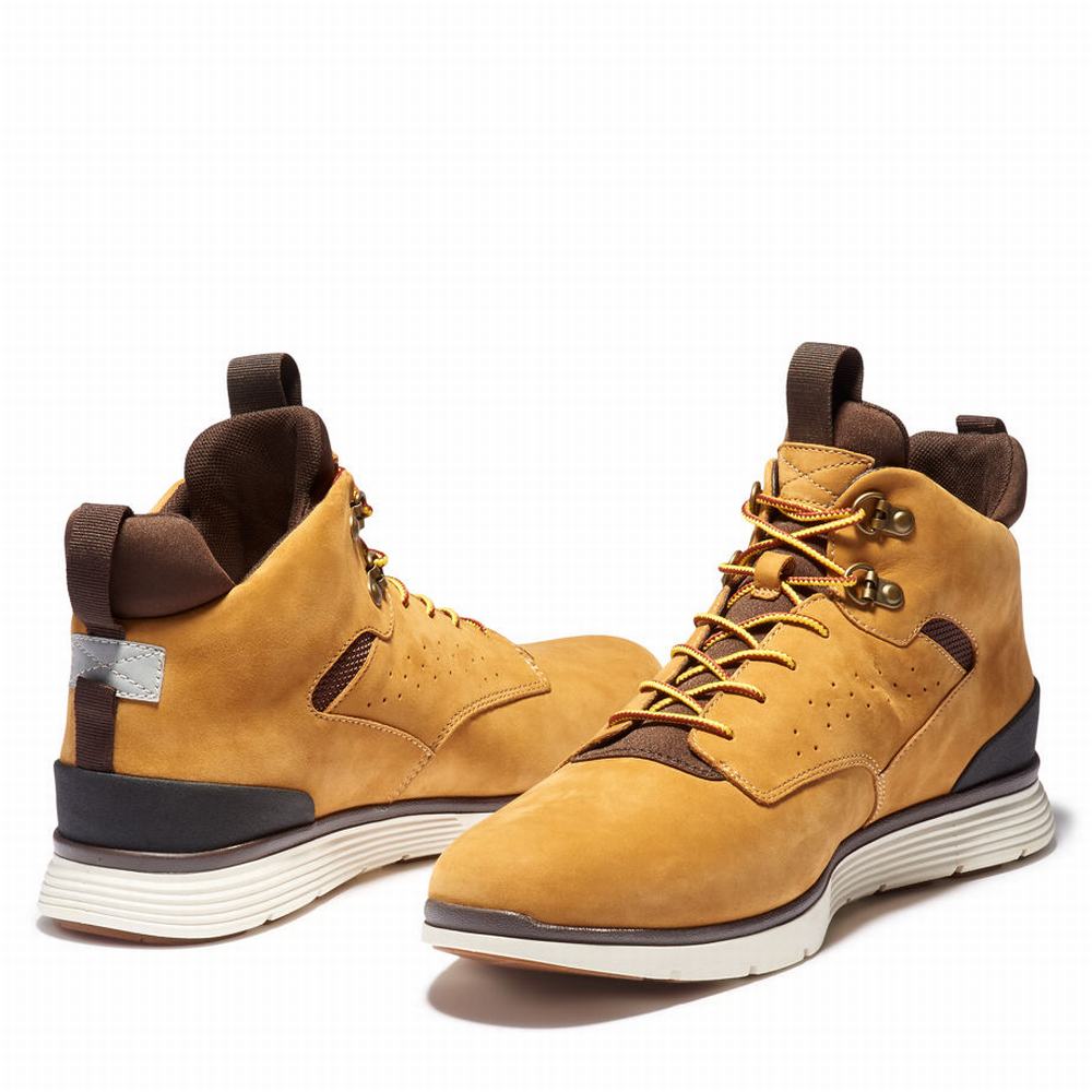 Turisticke Topanky Timberland Killington Mid Hiker Panske Žlté | XU3098425