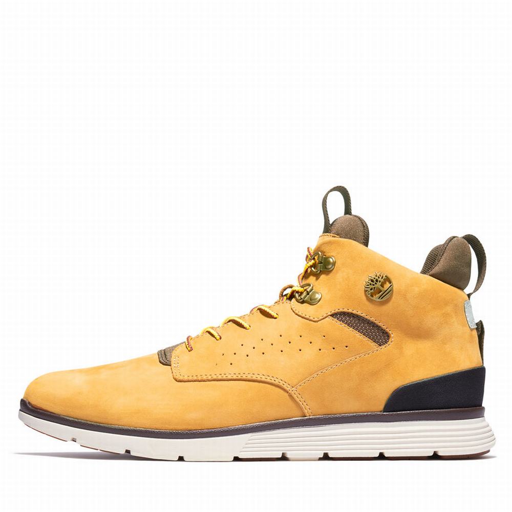 Turisticke Topanky Timberland Killington Mid Hiker Panske Žlté | XU3098425