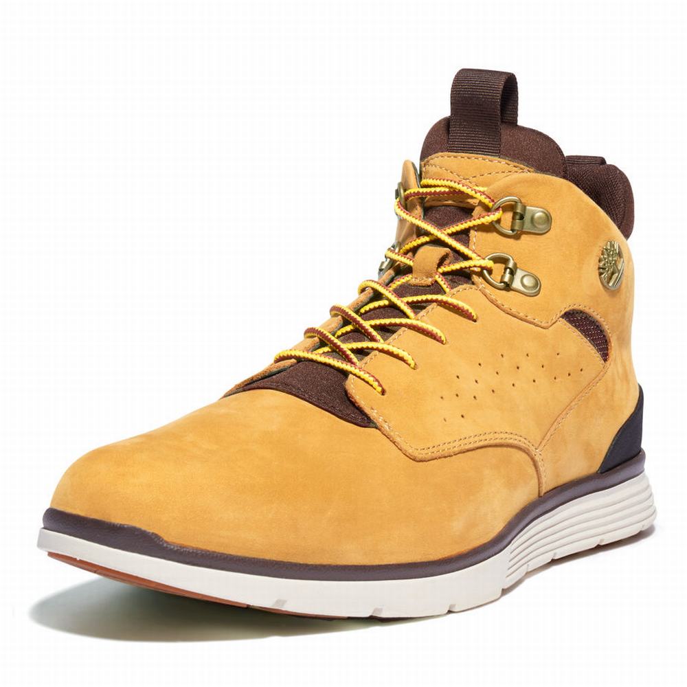 Turisticke Topanky Timberland Killington Mid Hiker Panske Žlté | XU3098425