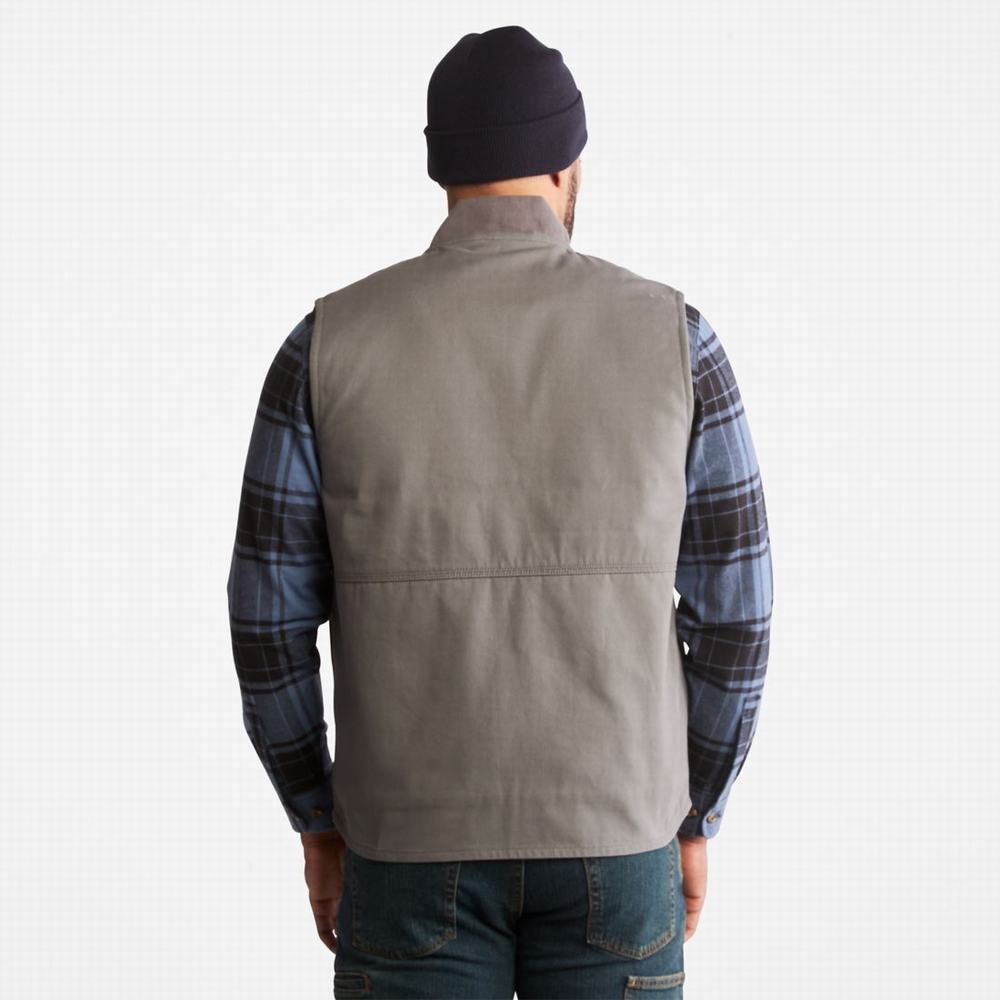 Vesty Timberland PRO® Gritman Podsite Platene Panske Pewter | JV4598312