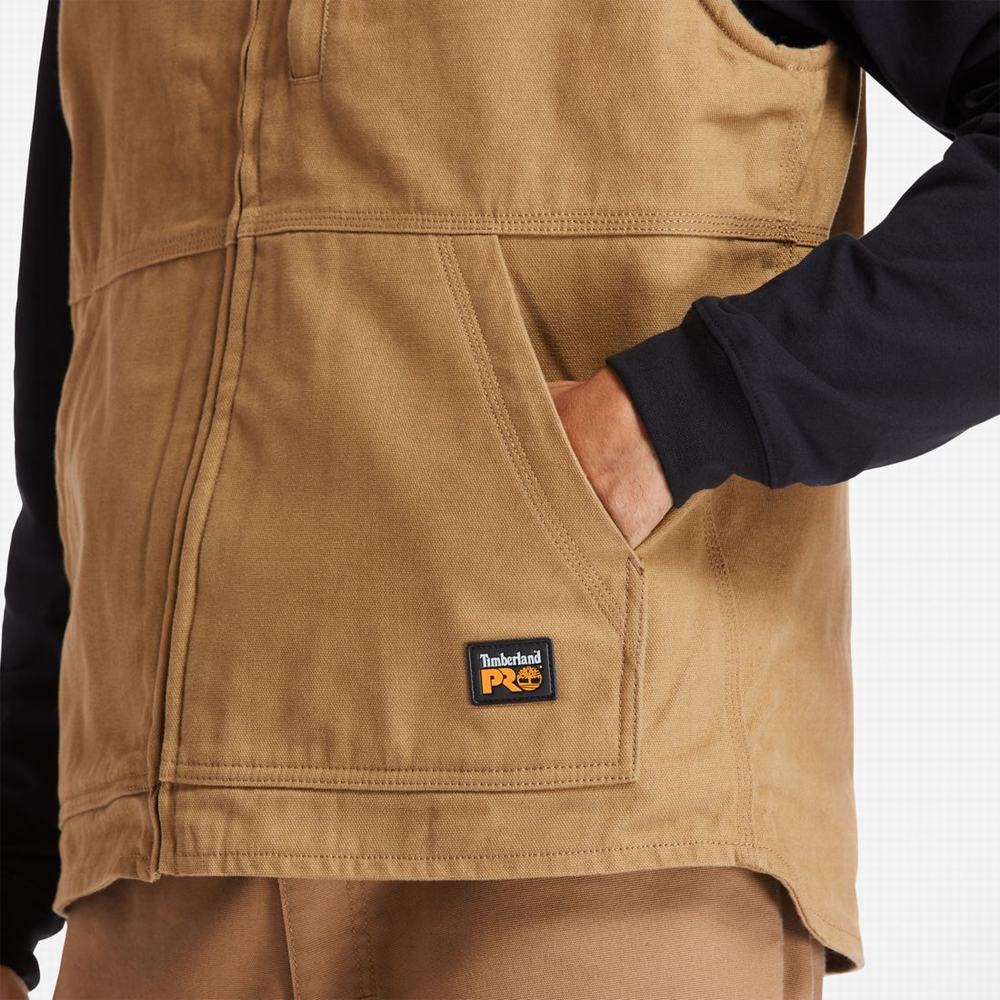 Vesty Timberland PRO® Gritman Podsite Platene Panske Tmavo Hnede | QO6728593