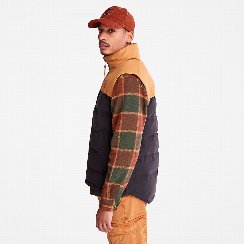 Vesty Timberland Welch Mountain Puffer Panske Čierne | JQ3402189