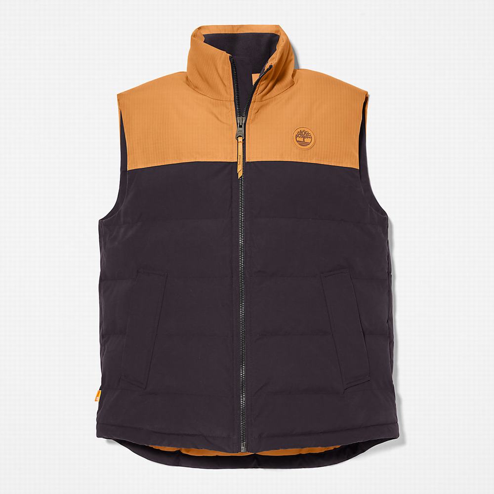 Vesty Timberland Welch Mountain Puffer Panske Čierne | JQ3402189