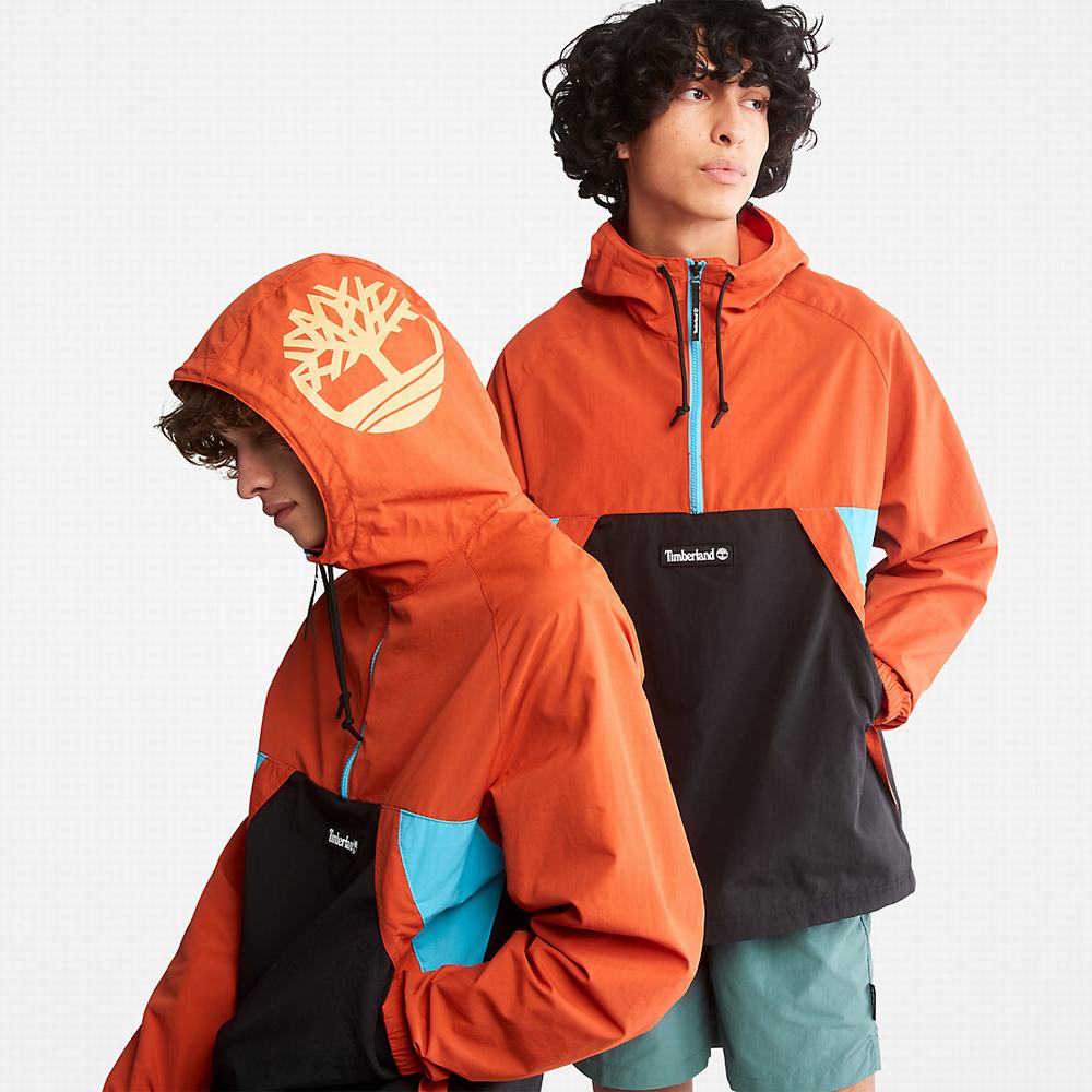 Vetrovka Timberland DWR Zip-Neck Windbreaker Damske Oranžové | EV8651372