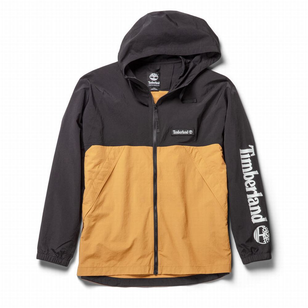 Vetrovka Timberland Full-Zip Windbreaker Panske Čierne | MV1278064