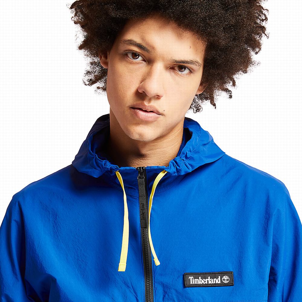 Vetrovka Timberland Full-Zip Windbreaker Panske Modre | ZR7314096