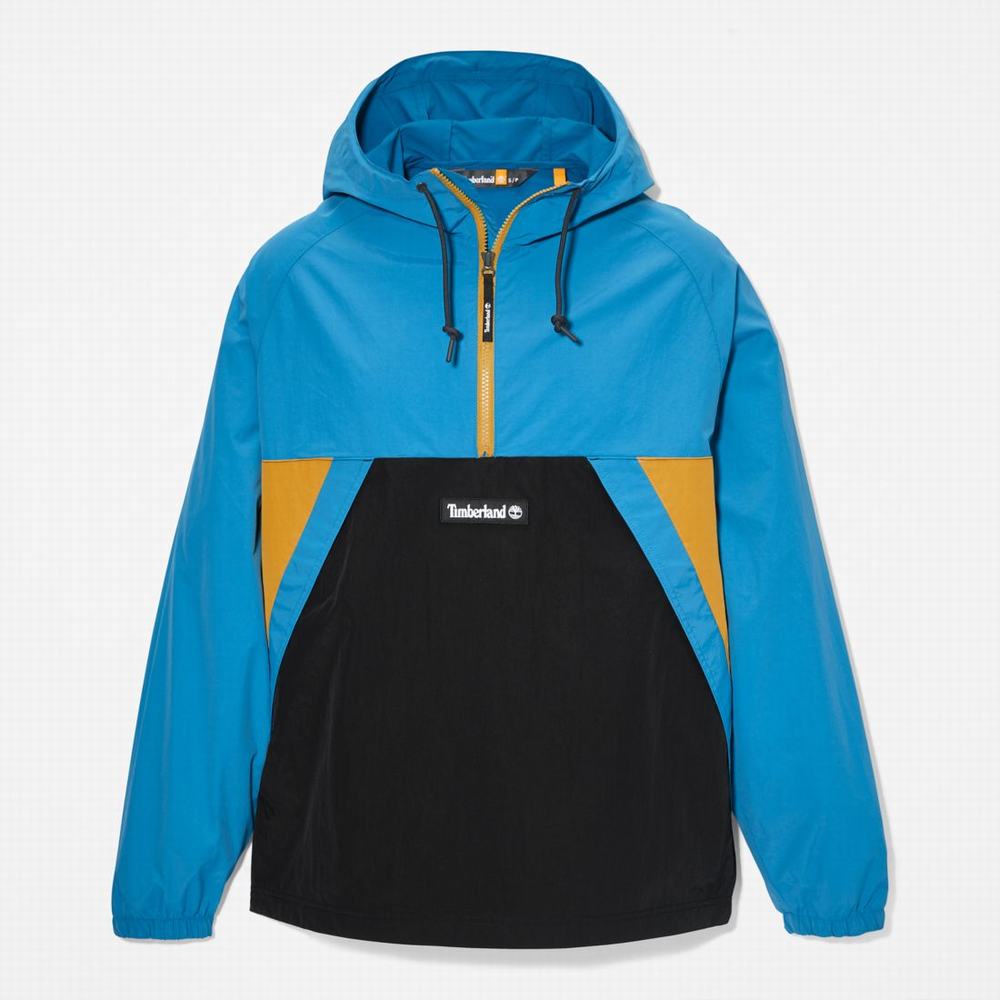 Vetrovka Timberland Zip-Neck Windbreaker Damske Svetlo Modre Čierne | RD6831029