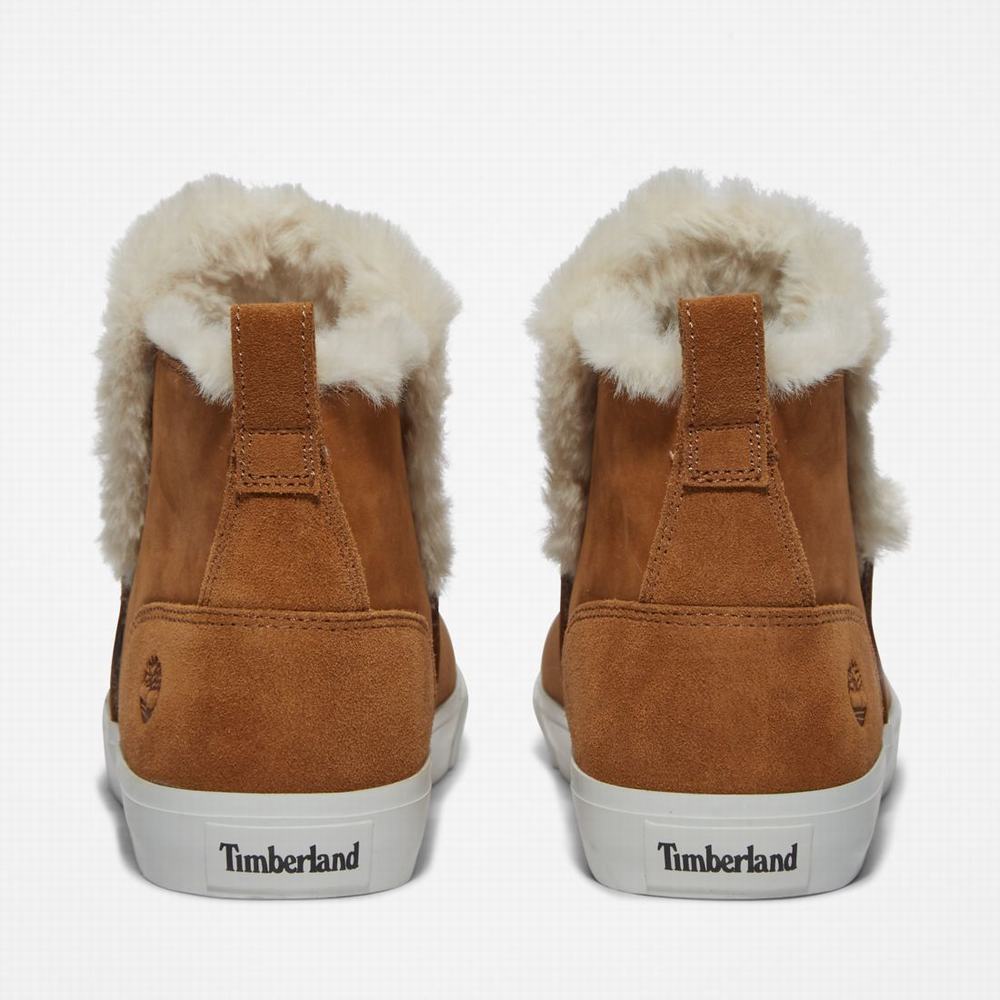 Zimne Topanky Timberland Skyla Bay Pull-On Damske Hnede | CY4538902