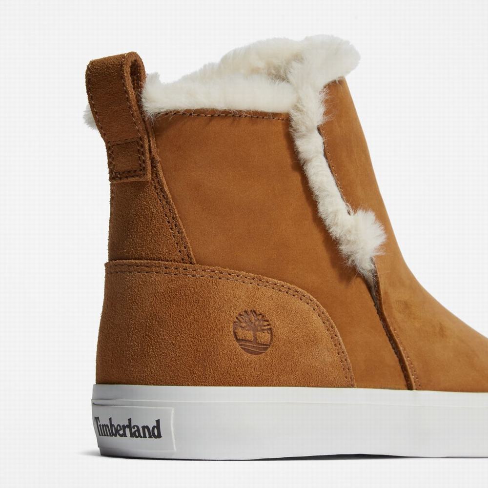 Zimne Topanky Timberland Skyla Bay Pull-On Damske Hnede | CY4538902