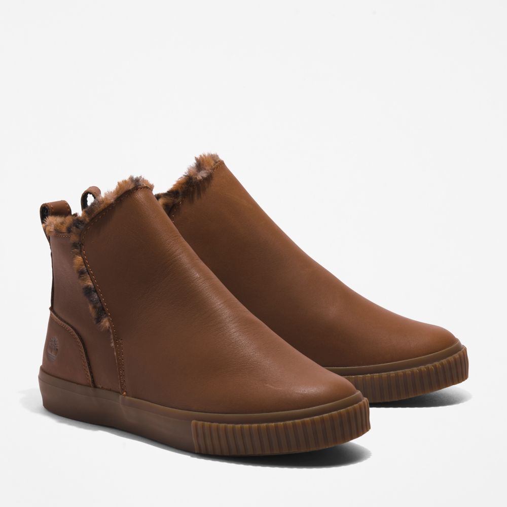 Zimne Topanky Timberland Skyla Bay Pull-On Damske Hnede | GA9178652