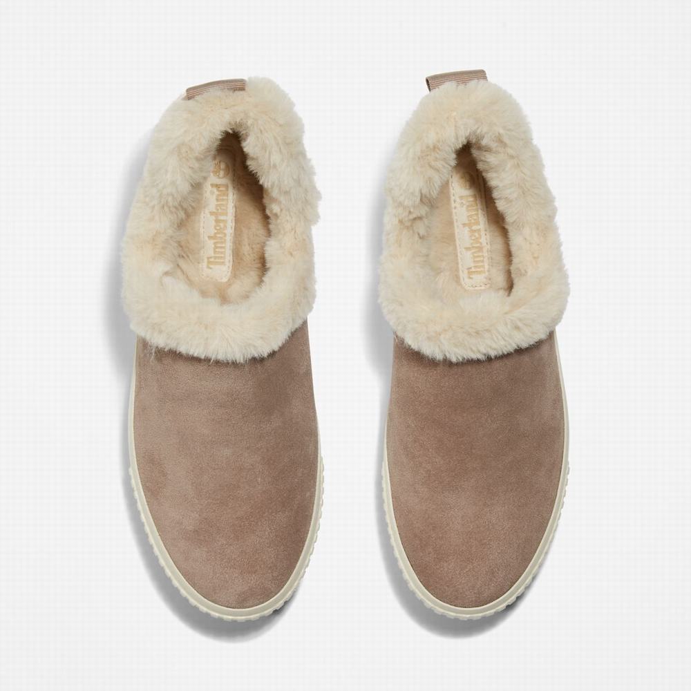 Zimne Topanky Timberland Skyla Bay Warm Podsite Slip-Ons Damske Svetlo Hnede | VS6197803