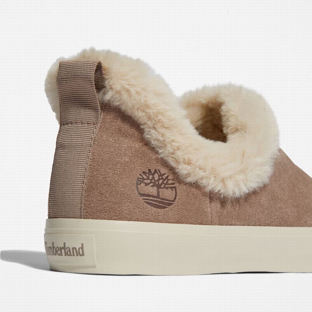 Zimne Topanky Timberland Skyla Bay Warm Podsite Slip-Ons Damske Svetlo Hnede | VS6197803