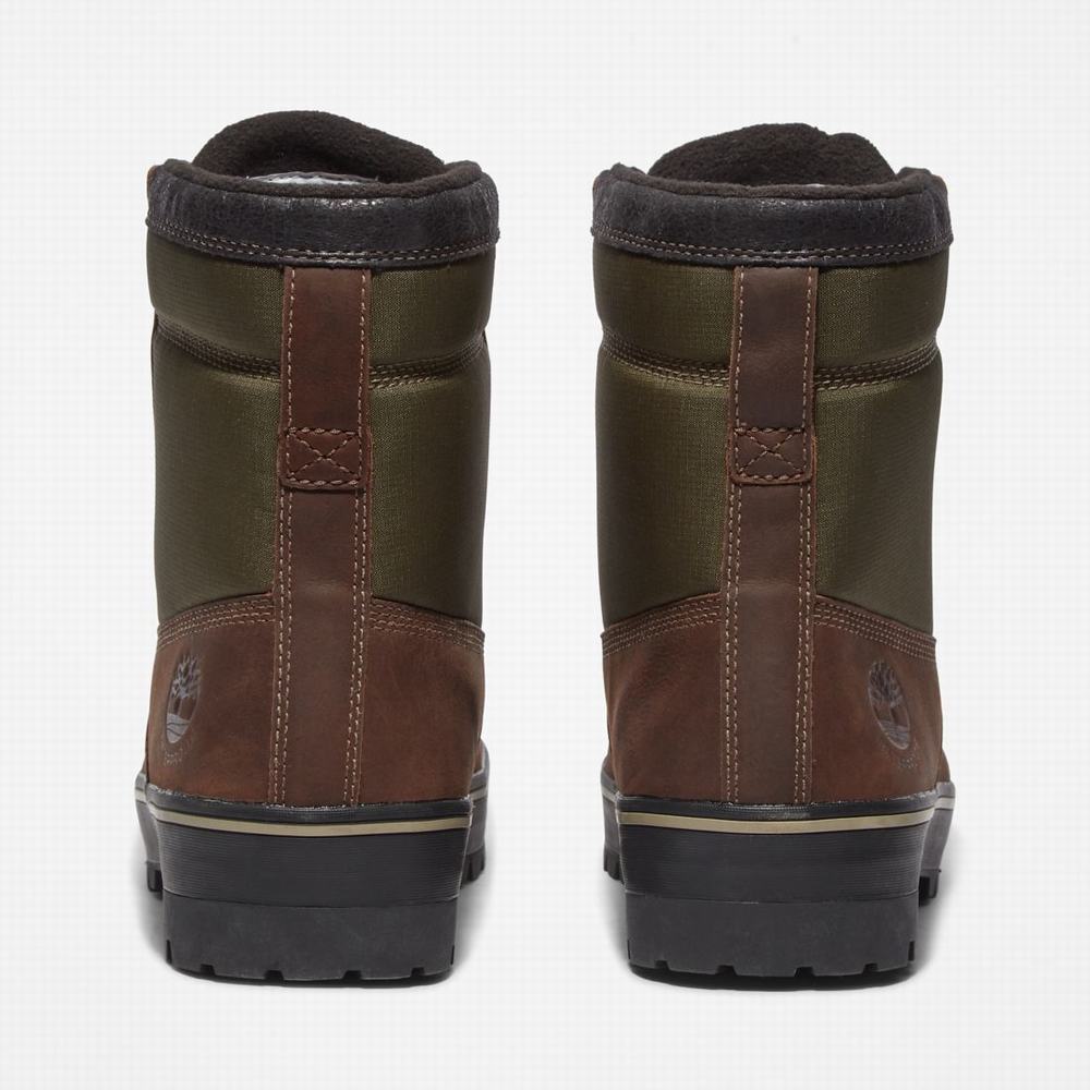 Zimne Topanky Timberland Spruce Mountain Waterproof Warm-Podsite Panske Tmavo Hnede | IG0594187