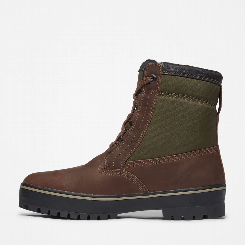 Zimne Topanky Timberland Spruce Mountain Waterproof Warm-Podsite Panske Tmavo Hnede | IG0594187