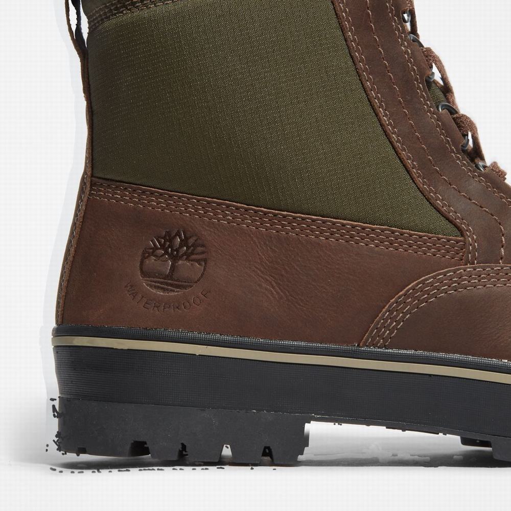 Zimne Topanky Timberland Spruce Mountain Waterproof Warm-Podsite Panske Tmavo Hnede | IG0594187