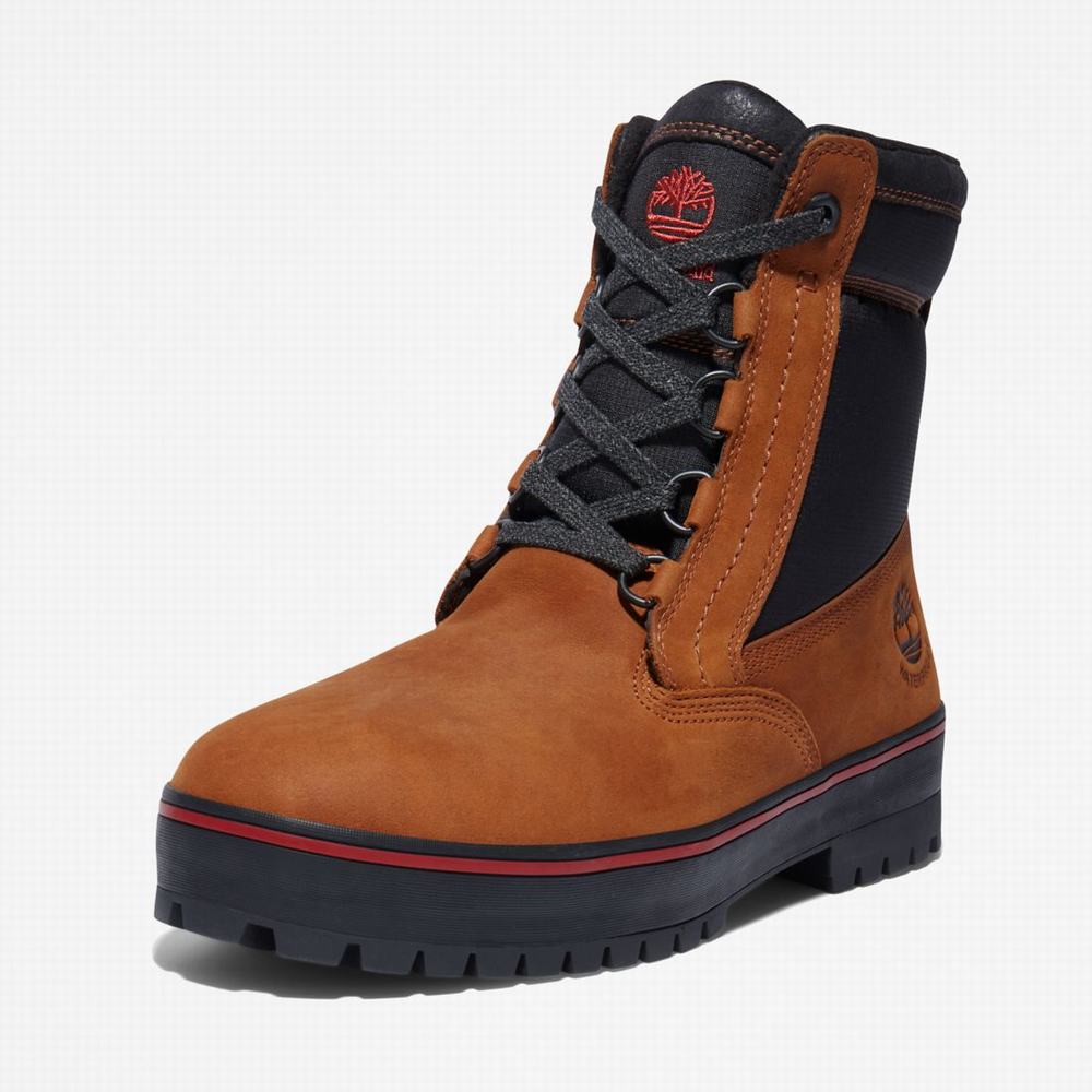 Zimne Topanky Timberland Spruce Mountain Waterproof Warm-Podsite Panske Tmavo Hnede Čierne | PG0592673