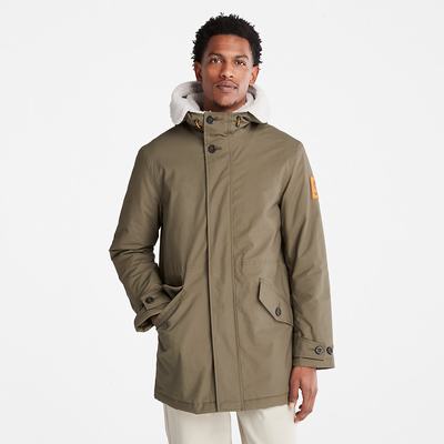 Bundy Parka Timberland Mt. Kelsey Fishtail Panske Tmavo Zelene | RV8974216