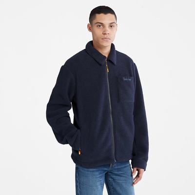 Bundy Timberland Fleece Overshirt Panske Námornícka Modrá | QF0526341