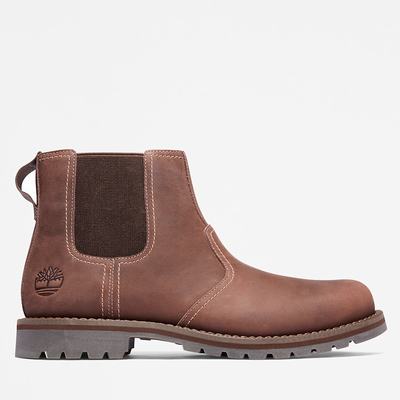 Chelsea Cizmy Timberland Larchmont Panske Svetlo Hnede | IP9251780