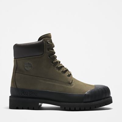 Cizmy Timberland Bee Line x Timberland® 6 Inch Rubber Spicou Panske Tmavo Zelene Čierne | EY9620453