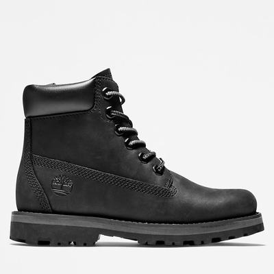 Cizmy Timberland Courma 6 Inch Side-Zip Detske Čierne | YL7582136