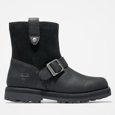 Cizmy Timberland Courma Side-zip Winter Detske Čierne | QZ5072169