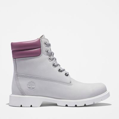 Cizmy Timberland Linden Woods 6-Inch Waterproof Damske Svetlo Siva | UO2807945