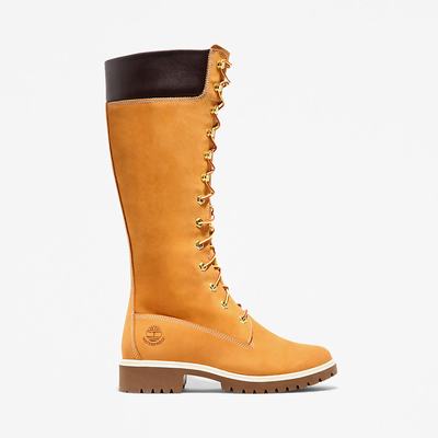 Cizmy Timberland Premium14 Inch Damske Žlté | ZW2087961