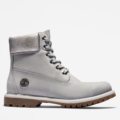 Cizmy Timberland Premium 6 Inch Damske Svetlo Siva | ZU6914873