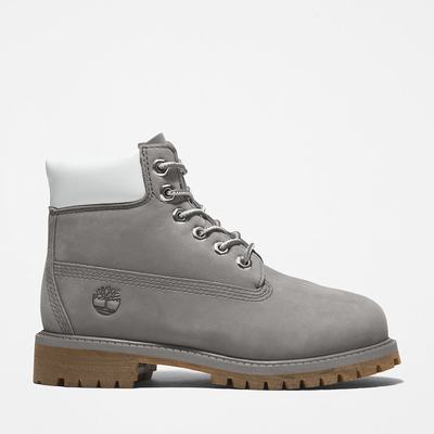 Cizmy Timberland Premium 6 Inch Detske Siva | KY7854293