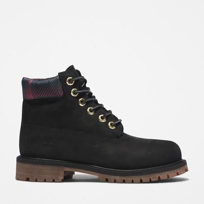 Cizmy Timberland Premium 6 Inch Detske Čierne | RQ1963704