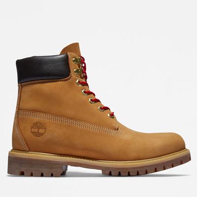 Cizmy Timberland Premium 6 Inch Lux Leather Panske Žlté | XI2493765